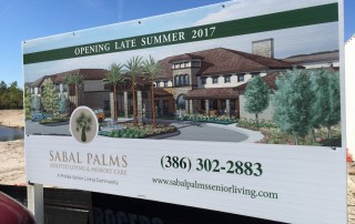 Sabal Palms Opening Gate Summer